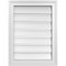 Ekena Millwork Vertical Surface Mount PVC Gable Vent: Functional, w/ 2"W x 1-1/2"P Brickmould Frame, 18"W x 24"H GVPVE18X2402SF - alternate 1